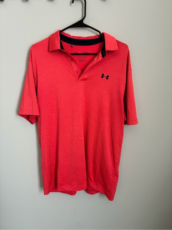 Under Armour Other - Under Armour Men’s Coral Navy The Playoff Polo Size Large